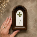 Four-leaf Clover Arched Frame 2x4 Inch, Botanical Art, Wall Decor, Good Luck Charm - Etsy